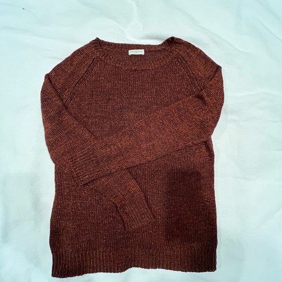 Dries Van Noten Rust Metallic Crew Neck Knit - Size S - Picture 2 of 5